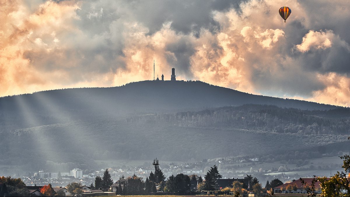 Bearbeitetes Landschaftsfoto